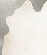 Light Grey Medium Brazilian Cowhide Rug 5'4"H x 4'8"W #A56086 by Hudson Hides
