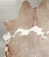Taupe X-Large Brazilian Cowhide Rug 6'8"H x 6'1"W #A56090 by Hudson Hides