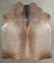 Taupe Medium Brazilian Cowhide Rug 5'4"H x 4'6"W #A56091 by Hudson Hides