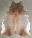 Grey with Beige X-Large Brazilian Cowhide Rug 6'11"H x 6'1"W #A56093 by Hudson Hides