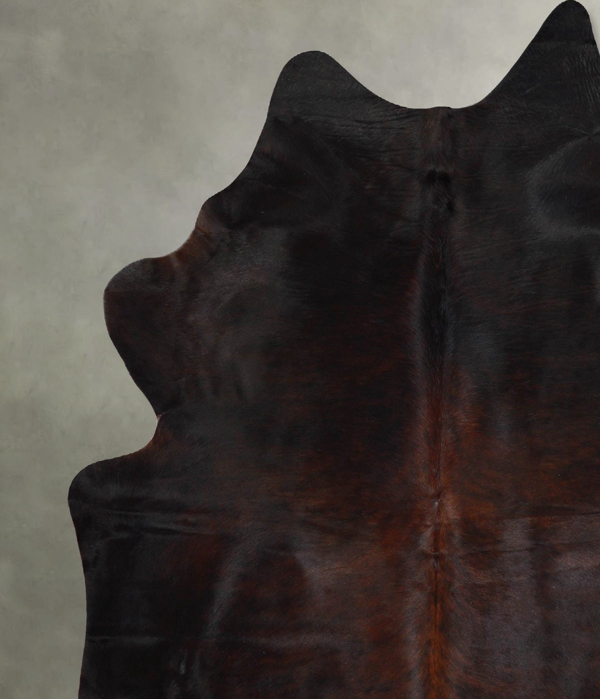 Dark Brindle X-Large Brazilian Cowhide Rug 7'4"H x 6'3"W #A56097 by Hudson Hides