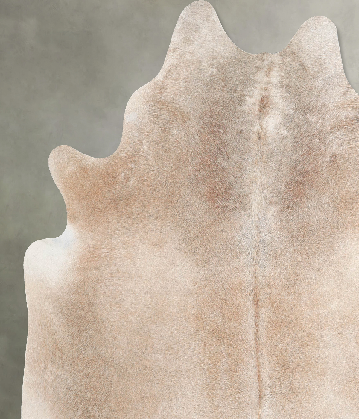 Grey with Beige X-Large Brazilian Cowhide Rug 6'10"H x 6'2"W #A56101 by Hudson Hides