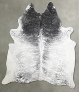 Grey Brindle XX-Large Brazilian Cowhide Rug 7'10"H x 6'8"W #A56104 by Hudson Hides