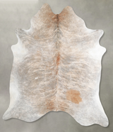 Light Brindle X-Large Brazilian Cowhide Rug 7'8"H x 6'6"W #A56105 by Hudson Hides