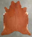 Solid Brown X-Large Brazilian Cowhide Rug 6'9"H x 6'8"W #A56111 by Hudson Hides