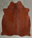 Solid Brown Medium Brazilian Cowhide Rug 5'7"H x 5'0"W #A56113 by Hudson Hides