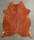 Solid Brown Large Brazilian Cowhide Rug 6'7"H x 5'11"W #A56114 by Hudson Hides