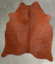 Solid Brown Medium Brazilian Cowhide Rug 5'6"H x 5'1"W #A56116 by Hudson Hides