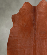Solid Brown Large Brazilian Cowhide Rug 5'11"H x 5'11"W #A56117 by Hudson Hides