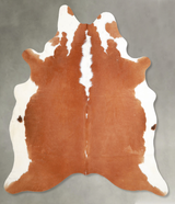 Hereford X-Large Brazilian Cowhide Rug 7'2"H x 6'2"W #A56119 by Hudson Hides