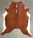 Hereford X-Large Brazilian Cowhide Rug 6'9"H x 6'5"W #A56120 by Hudson Hides