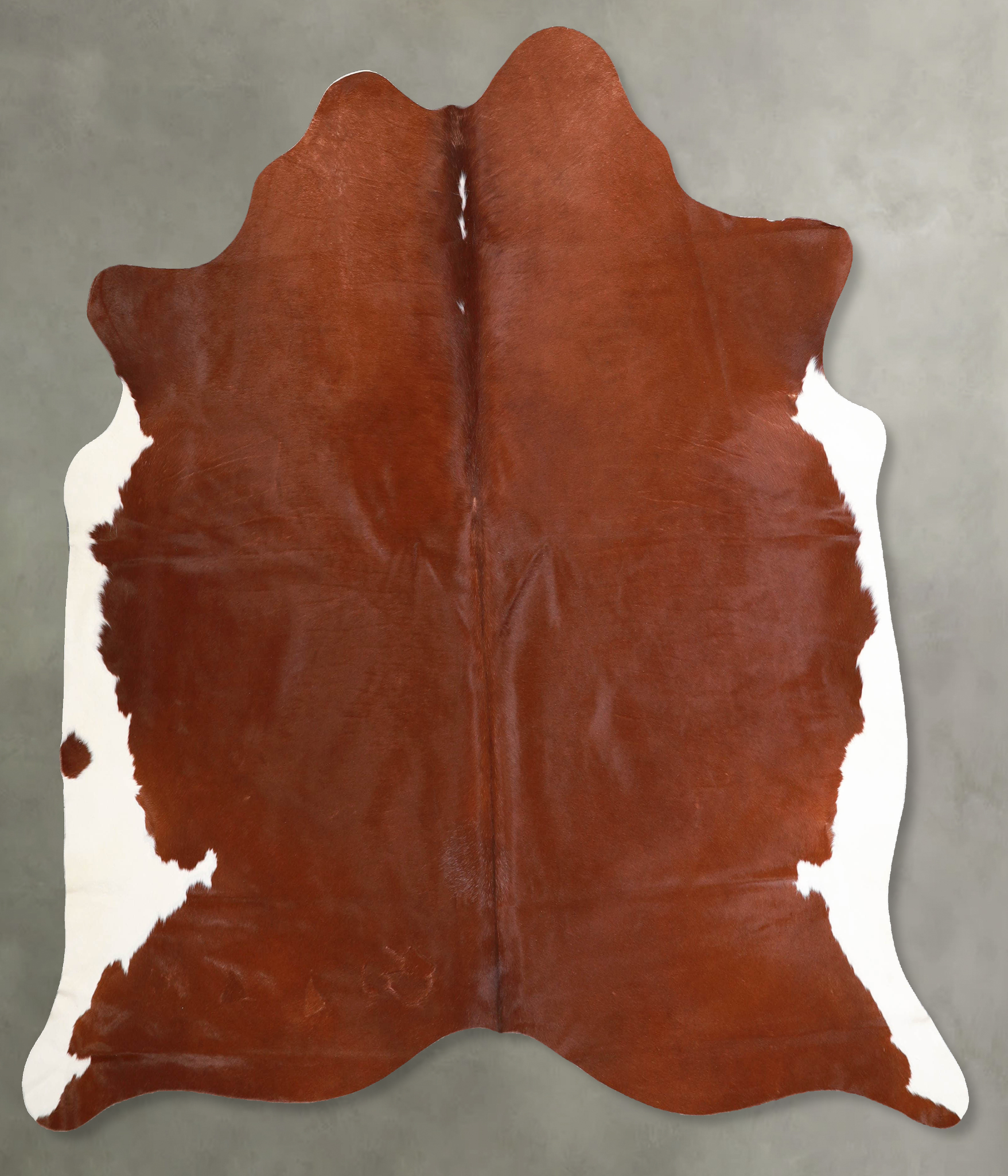 Solid Brown Cowhide Rug #A56121