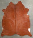 Solid Brown Large Brazilian Cowhide Rug 6'7"H x 5'9"W #A56124 by Hudson Hides