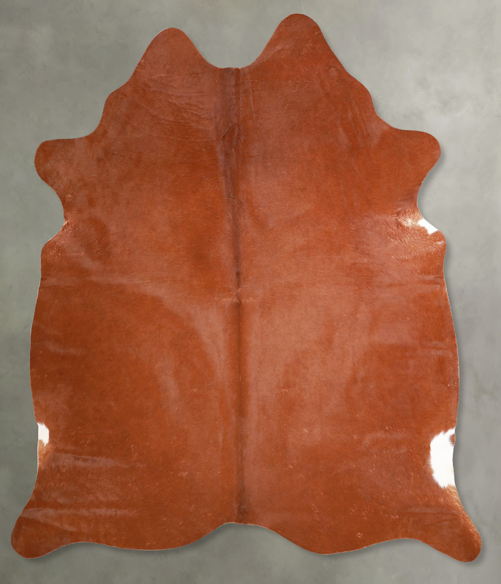 Solid Brown Cowhide Rug #A56124