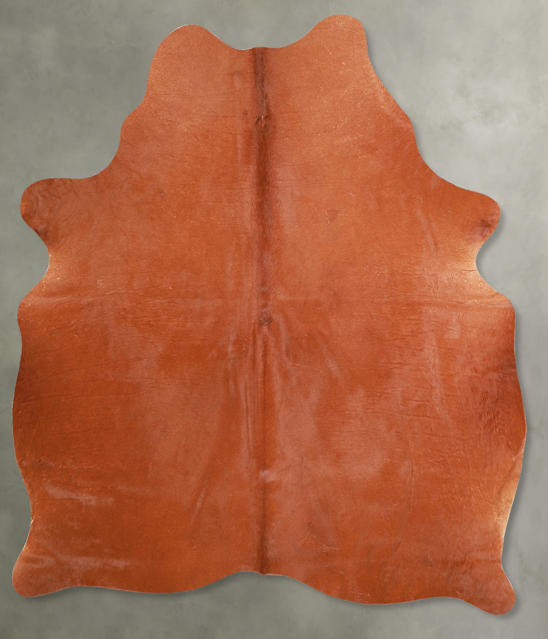 Solid Brown Cowhide Rug #A56125