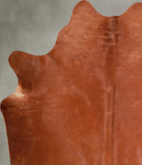 Solid Brown X-Large Brazilian Cowhide Rug 6'10"H x 5'10"W #A56130 by Hudson Hides