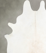Ivory with Beige XX-Large Brazilian Cowhide Rug 8'2"H x 6'9"W #A56135 by Hudson Hides