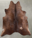 Chocolate Large Brazilian Cowhide Rug 6'2"H x 5'7"W #A56141 by Hudson Hides