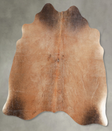 Warm Caramel Medium Brazilian Cowhide Rug 5'4"H x 5'6"W #A56142 by Hudson Hides