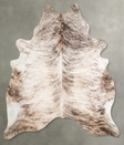Light Brindle XX-Large Brazilian Cowhide Rug 7'9"H x 6'8"W #A56143 by Hudson Hides