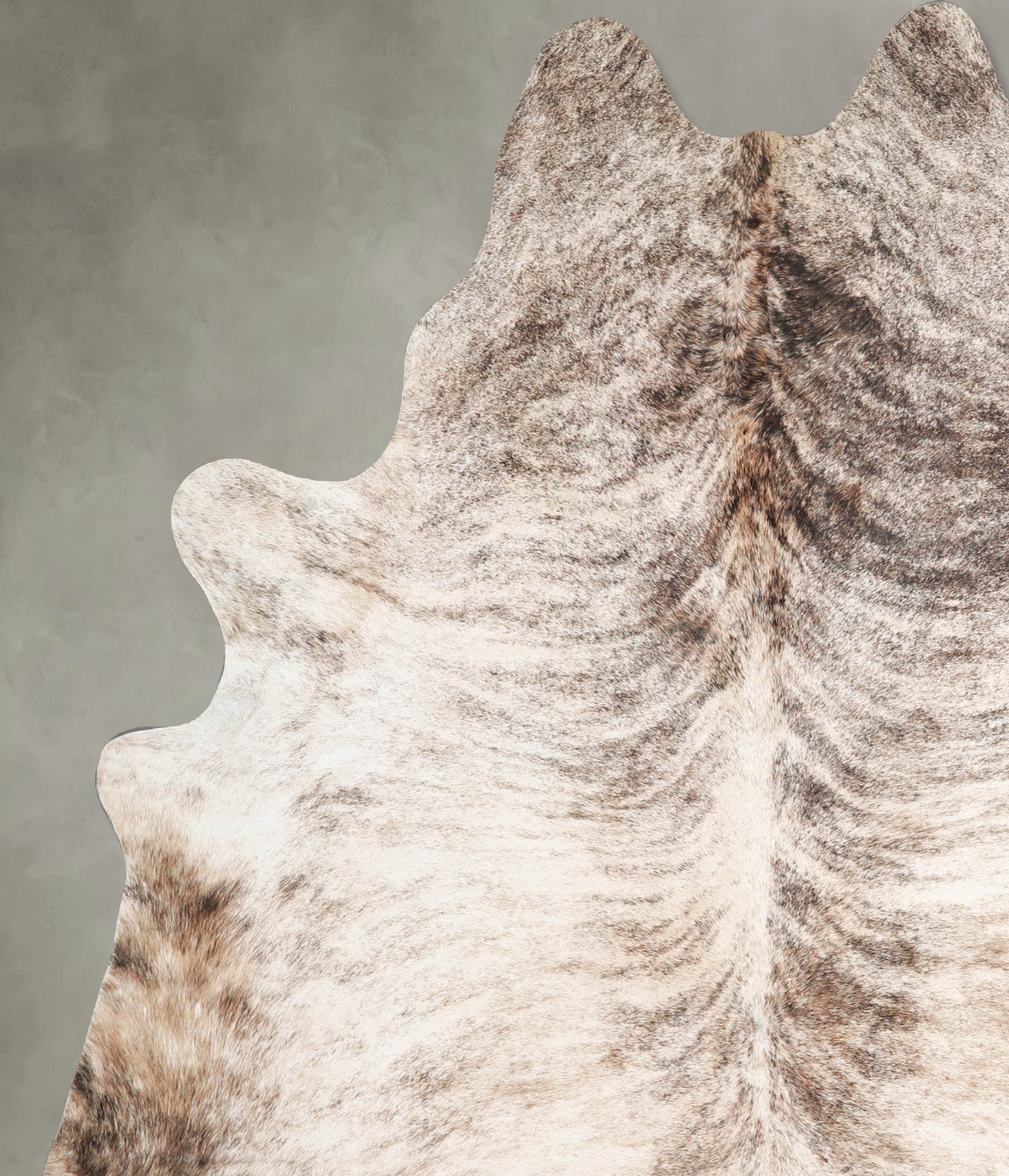 Light Brindle XX-Large Brazilian Cowhide Rug 7'9"H x 6'8"W #A56143 by Hudson Hides