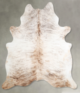 Light Brindle X-Large Brazilian Cowhide Rug 7'5"H x 6'8"W #A56144 by Hudson Hides