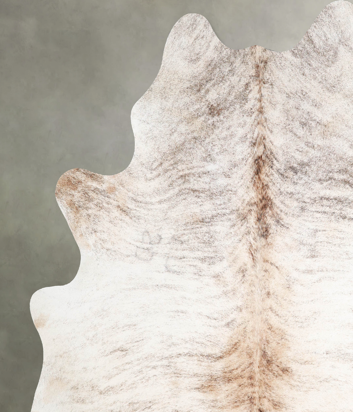 Light Brindle X-Large Brazilian Cowhide Rug 7'5"H x 6'8"W #A56144 by Hudson Hides