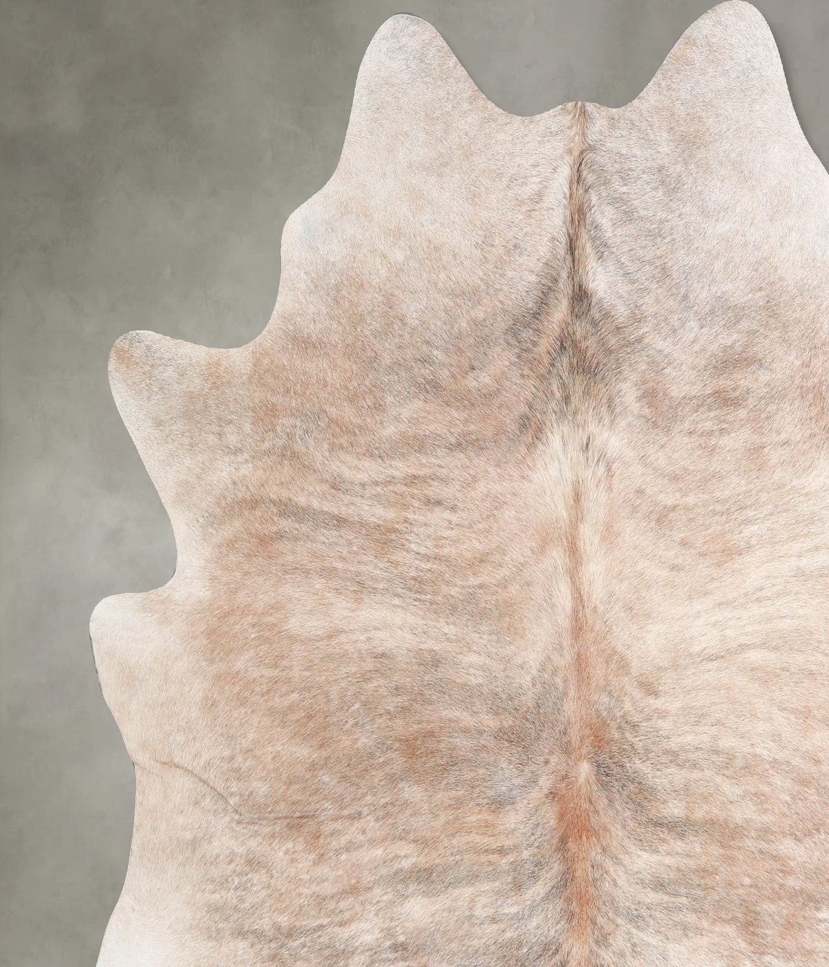 Light Brindle X-Large Brazilian Cowhide Rug 7'0"H x 7'0"W #A56147 by Hudson Hides