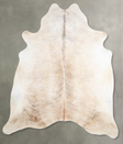 Light Brindle X-Large Brazilian Cowhide Rug 7'4"H x 6'6"W #A56148 by Hudson Hides