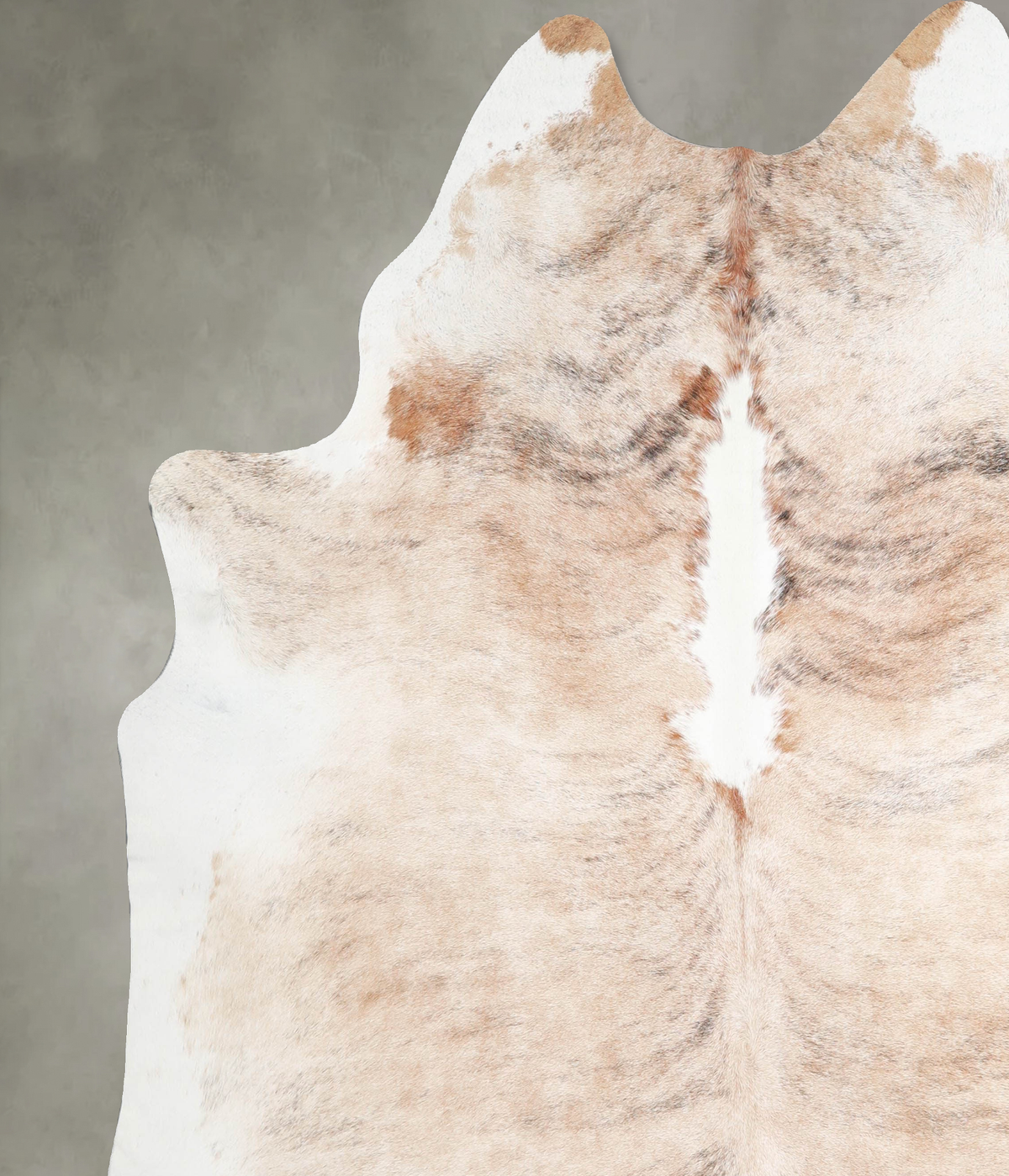 Light Brindle XX-Large Brazilian Cowhide Rug 7'7"H x 7'0"W #A56151 by Hudson Hides