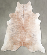 Light Brindle XX-Large Brazilian Cowhide Rug 7'2"H x 7'1"W #A56152 by Hudson Hides