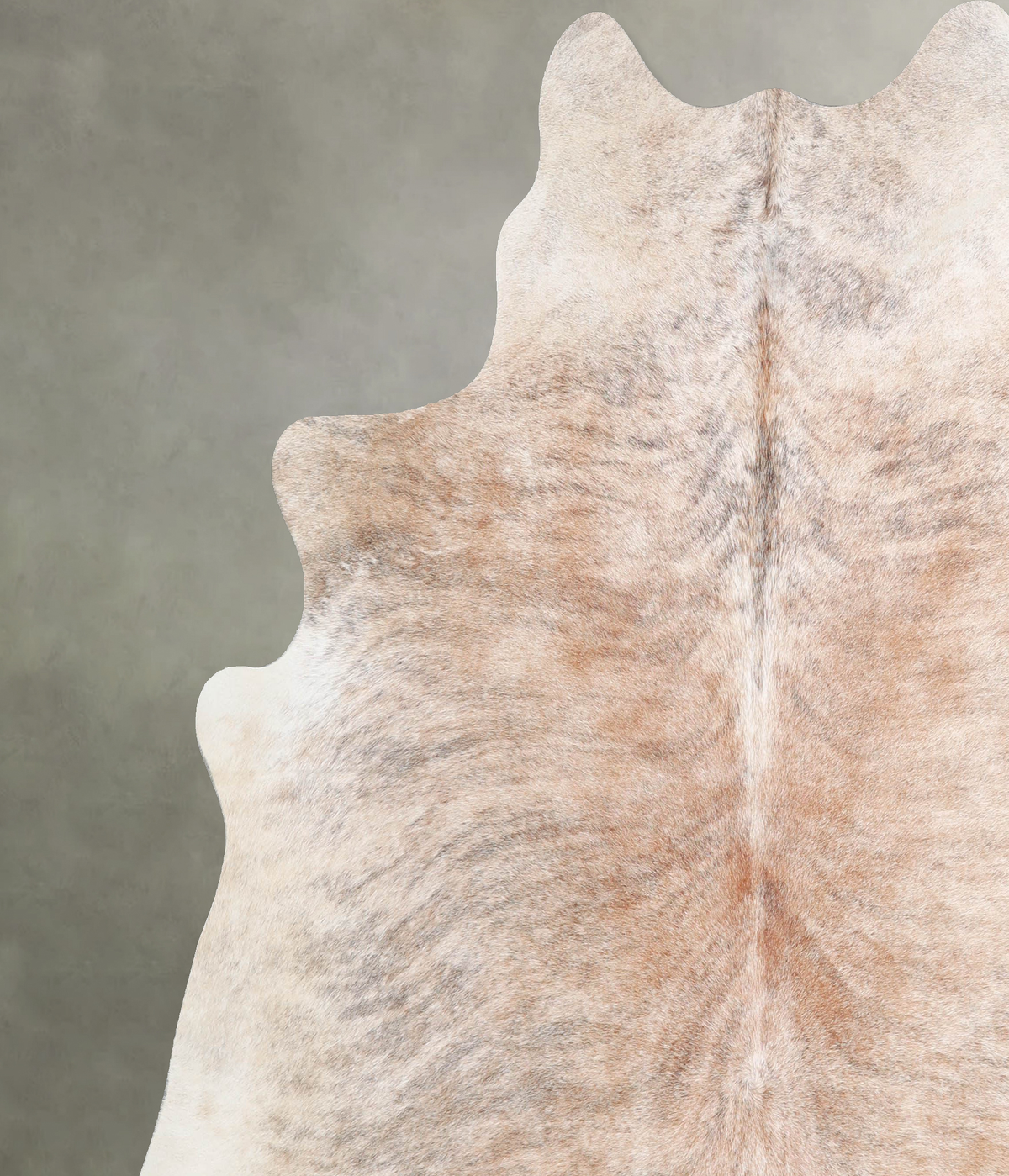 Light Brindle XX-Large Brazilian Cowhide Rug 7'2"H x 7'1"W #A56152 by Hudson Hides