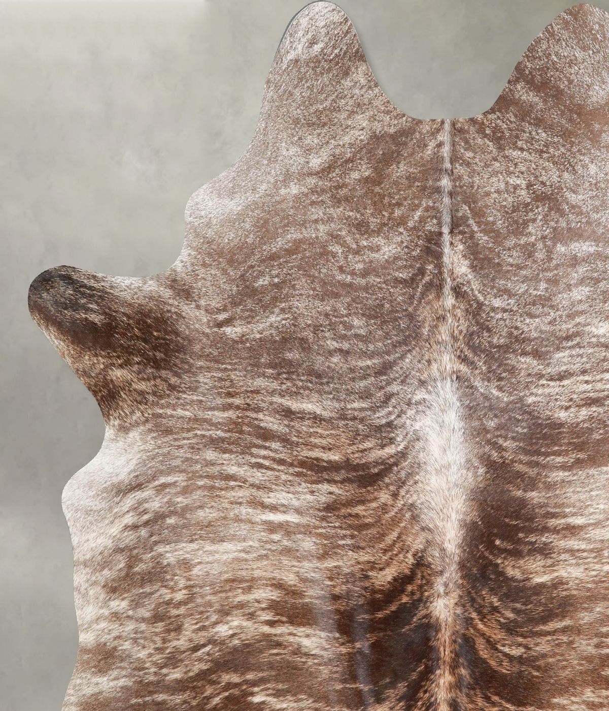 Light Brindle X-Large Brazilian Cowhide Rug 7'4"H x 6'1"W #A56153 by Hudson Hides