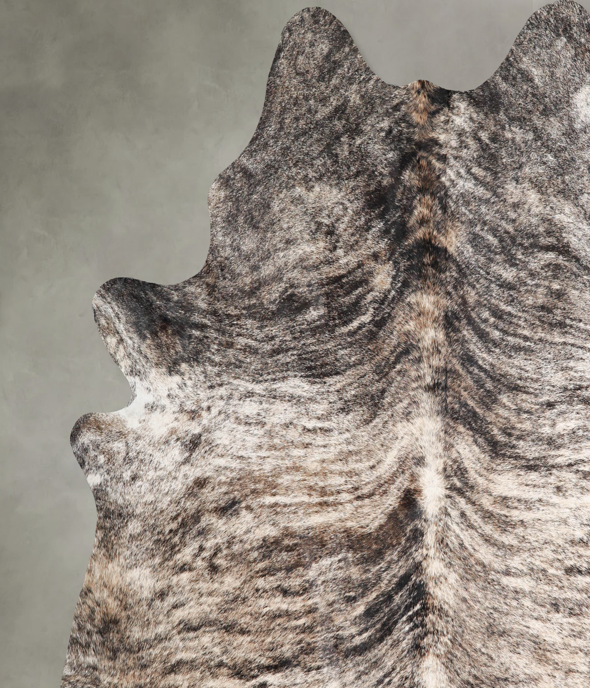 Light Brindle XX-Large Brazilian Cowhide Rug 7'10"H x 7'4"W #A56154 by Hudson Hides