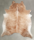Light Brindle XX-Large Brazilian Cowhide Rug 7'9"H x 7'3"W #A56157 by Hudson Hides