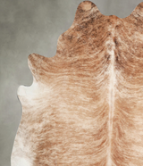 Light Brindle XX-Large Brazilian Cowhide Rug 7'9"H x 7'3"W #A56157 by Hudson Hides