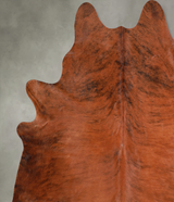 Medium Brindle XX-Large Brazilian Cowhide Rug 7'6"H x 6'9"W #A56161 by Hudson Hides