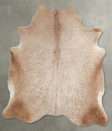 Champagne Large Brazilian Cowhide Rug 6'7"H x 6'0"W #A56162 by Hudson Hides