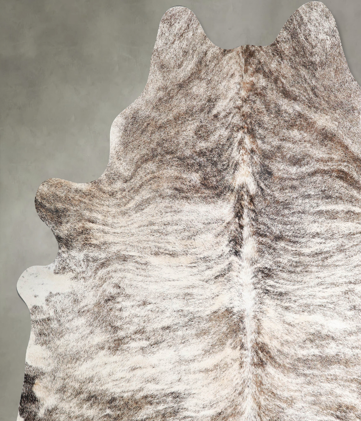 Light Brindle XX-Large Brazilian Cowhide Rug 8'5"H x 7'3"W #A56163 by Hudson Hides