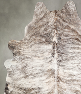 Light Brindle XX-Large Brazilian Cowhide Rug 8'5"H x 7'3"W #A56163 by Hudson Hides