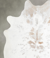 Grey with Beige X-Large Brazilian Cowhide Rug 7'0"H x 6'5"W #A56177 by Hudson Hides