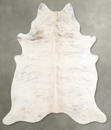 Light Brindle X-Large Brazilian Cowhide Rug 7'0"H x 6'3"W #A56179 by Hudson Hides