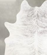 Grey Brindle Large Brazilian Cowhide Rug 6'8"H x 5'6"W #A56183 by Hudson Hides