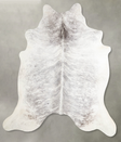 Grey Brindle X-Large Brazilian Cowhide Rug 6'5"H x 6'5"W #A56187 by Hudson Hides