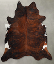 Dark Brindle XX-Large Brazilian Cowhide Rug 7'10"H x 7'6"W #A56190 by Hudson Hides