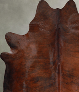 Dark Brindle X-Large Brazilian Cowhide Rug 7'4"H x 6'3"W #A56191 by Hudson Hides