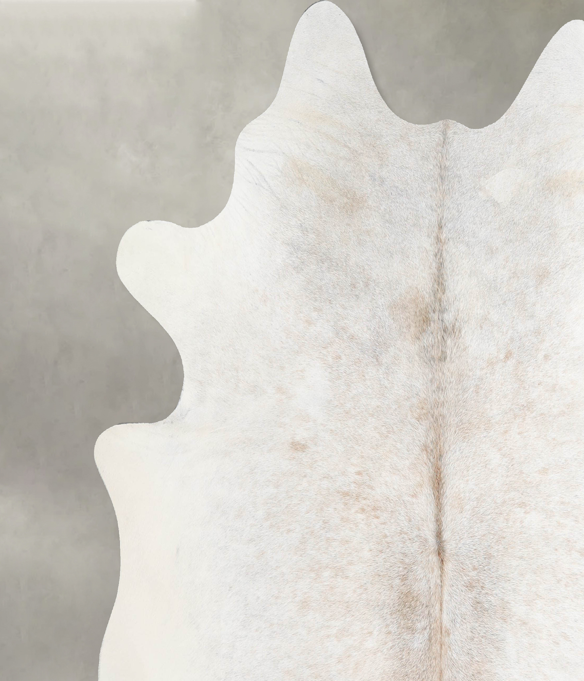 Grey with Beige X-Large Brazilian Cowhide Rug 6'10"H x 6'10"W #A56192 by Hudson Hides