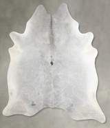 Medium Grey XX-Large Brazilian Cowhide Rug 7'10"H x 7'0"W #A56194 by Hudson Hides