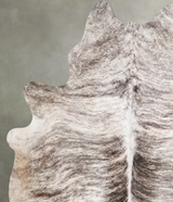 Light Brindle X-Large Brazilian Cowhide Rug 7'0"H x 6'1"W #A56204 by Hudson Hides