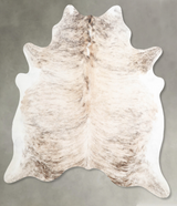 Light Brindle Large Brazilian Cowhide Rug 6'5"H x 6'2"W #A56205 by Hudson Hides